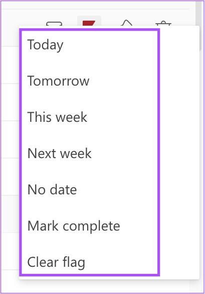  نمی توانید تاریخ خاصی را برای ایجاد email reminders انتخاب کنید و باید از بین گزینه های موجود انتخاب خود را انجام دهید.